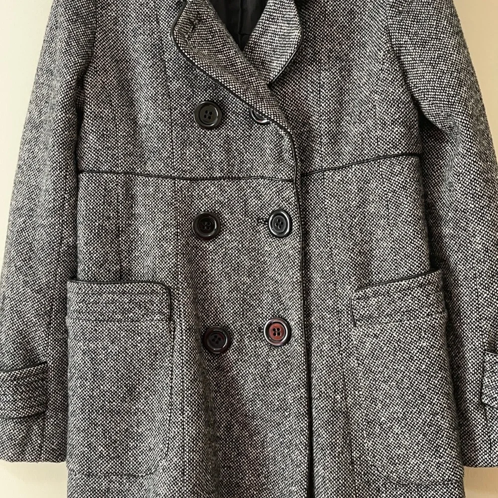 American Rag Wool Blend Tweed Pia Coat S - Picture 8 of 17